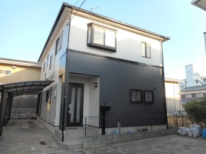 姫路市　超高耐久＆高光沢塗料で重厚感のある塗装工事。