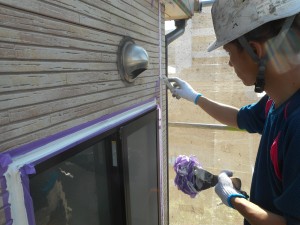 姫路市　高い遮熱性・耐候性塗料を、屋根・外壁に！3色使いの塗装工事で、大変身。