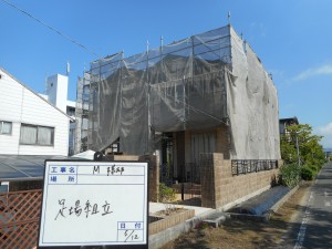 姫路市　高い遮熱性・耐候性塗料を、屋根・外壁に！3色使いの塗装工事で、大変身。