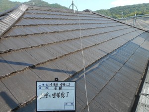 太子町　外壁ひび割れ箇所もしっかり修繕、遮熱塗料を使った塗装工事でさらに長持ち