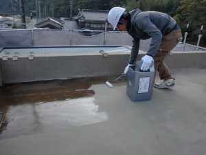 たつの市　屋上防水(ウレタン防水通気緩衝工法）