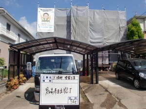 屋根塗り替え！艶と遮熱性をプラスしておうちの中が快適に　神戸市