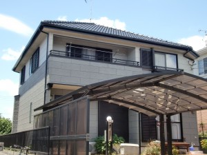 屋根塗り替え！艶と遮熱性をプラスしておうちの中が快適に　神戸市