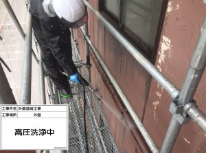 姫路市　市街地のビルには紫外線に負けないうえ環境に配慮した塗装工事