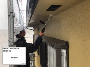 姫路市　遮断熱塗料ガイナでの外壁塗装工事