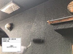 太子町　モダンなモノトーンでモルタル外壁塗装と屋根の苔をしっかり洗浄して塗り替え