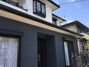 姫路市　屋根塗装・外壁塗装ともにフッソ塗料でシンプルモダンなお家