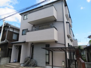 姫路市　断熱塗料「GAINA」を塗装し、より住みやすい3階建て住宅に！