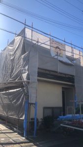 姫路市　土壁調水性フッ素樹脂塗料仕上げで長期耐候性アップ！
