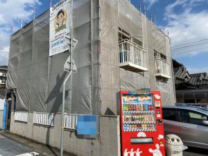 姫路市　ハイツ・アパート塗装を高耐久フッ素樹脂塗料でホワイトカラー仕上げ！