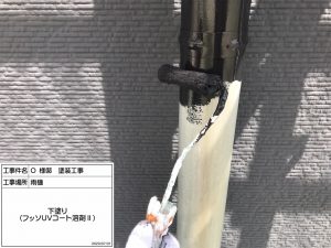 加古川市　外壁の凹凸を活かした２色塗り再現工法のブラウン！映えてます‼