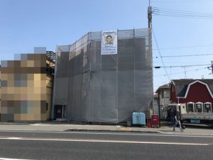 高砂市　モダンな外壁塗装と屋上をウレタン防水工事へ！鉄骨階段の手すり取付