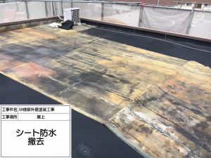 高砂市　モダンな外壁塗装と屋上をウレタン防水工事へ！鉄骨階段の手すり取付