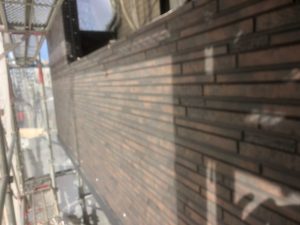 姫路市　ベランダ外壁サイディング張り替えと外壁WB多彩仕上げ工法で納得の仕上がり