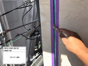 加古郡　外壁２色塗り再現工法ツヤあり仕上げのおしゃれな仕上がり