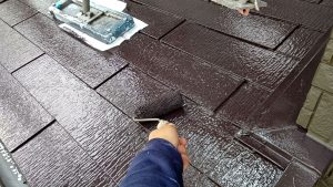 相生市　屋根のカビ・コケをきれいに洗浄し、納得の渋い！渋すぎる！塗り替え
