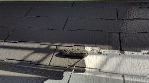 相生市　グレーの濃淡がモダンでおしゃれな屋根・外壁塗装
