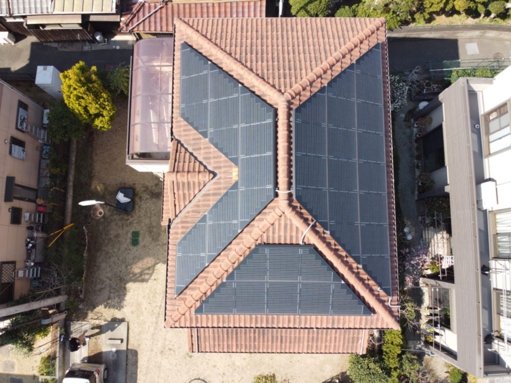 加古川　訪問販売をクーリングオフして依頼！太陽光パネルが設置された屋根・外壁塗装