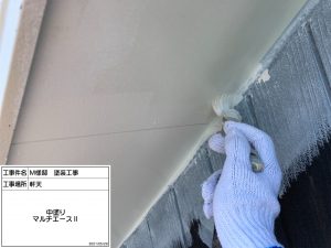 三木市　シックな黒橡色の外壁に木目調を再現した個性あふれる外壁塗装＆屋根漆喰補修