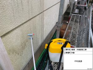 姫路市　お洒落なガーネット(赤系)に屋根塗装！コケ汚れ防止した外壁塗装