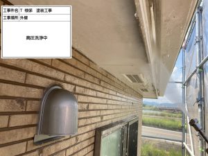 加古川　差がつく色選び！屋根を赤茶、外壁はブラウン系の多彩模様付け塗装