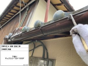 たつの市　鉄板壁（トタン外壁）・漆喰壁の塗装と、屋根波板・樋の交換