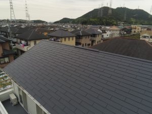 【姫路市　屋根外壁塗装してから１年】　塗装工事後の点検をして頂け、安心ですね。