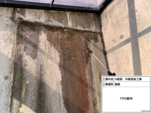 高砂市　カビ汚れに特殊洗剤を施し洗浄、現状の外壁と同じ色使いで外壁塗装（現場色合わせ）