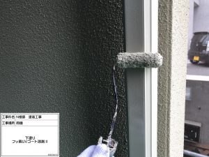 姫路市　外壁の色をグレー・ブラックに変え、モダンかっこいいツートン仕上げの屋根外壁塗装