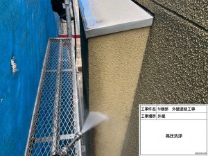 姫路市　外壁の色をグレー・ブラックに変え、モダンかっこいいツートン仕上げの屋根外壁塗装