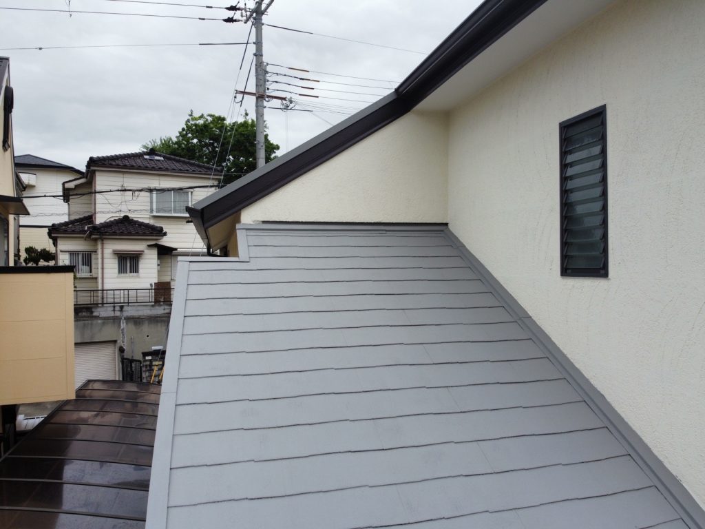 【神戸市　屋根外壁塗装から３年】これも断熱塗料ガイナの凄さかと、しみじみ実感！