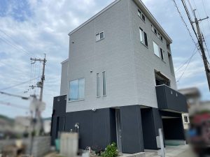 姫路　インラッシュコートG+で外壁の美観維持！屋根は冷暖房効果抜群のガイナ使用