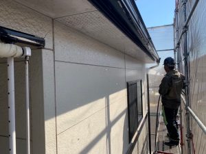 姫路　屋根グリーンが色アクセントとなり柔らかい雰囲気のお家へ外壁塗装・屋根塗装