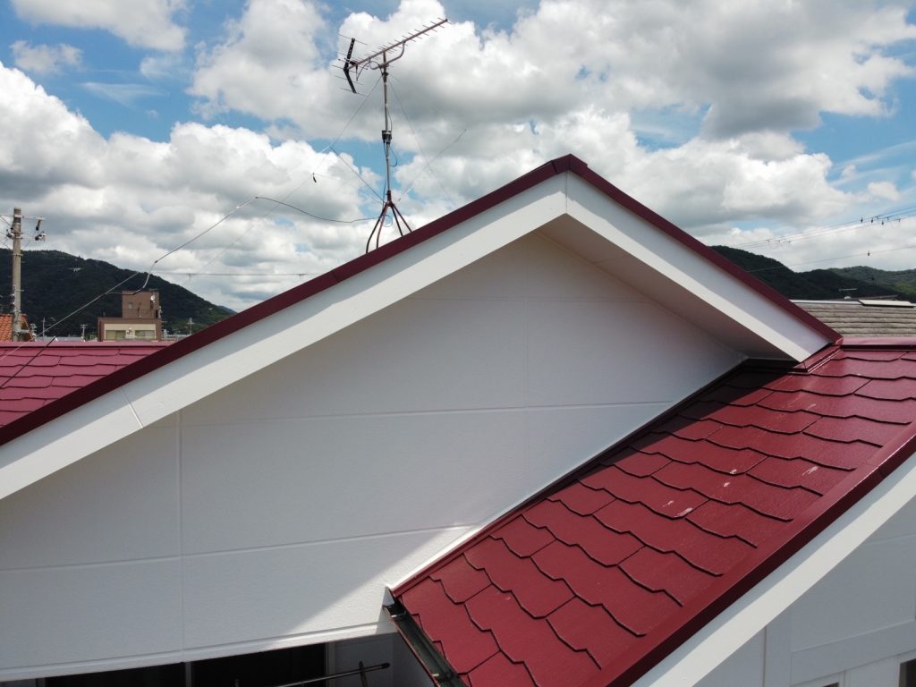 【姫路市】屋根外壁塗装工事から１年後ドローン定期点検