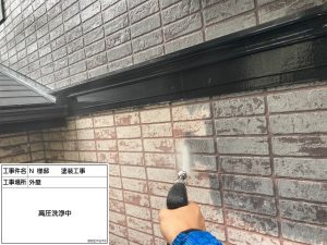 高砂市　サイディング外壁にパターンづけで立体感・高級感プラス！外壁屋根塗り替え