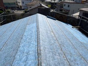 姫路　屋根の雨漏りが心配！屋根リフォーム（横葺きNSPro）と一緒に外壁塗装