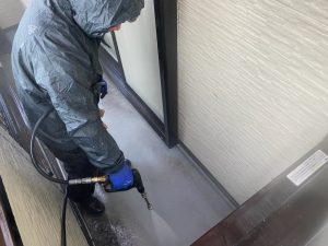 明石市　外壁×屋根ガイナ塗装！夏の冷房に対する効果だけでなく冬の暖房効果も！