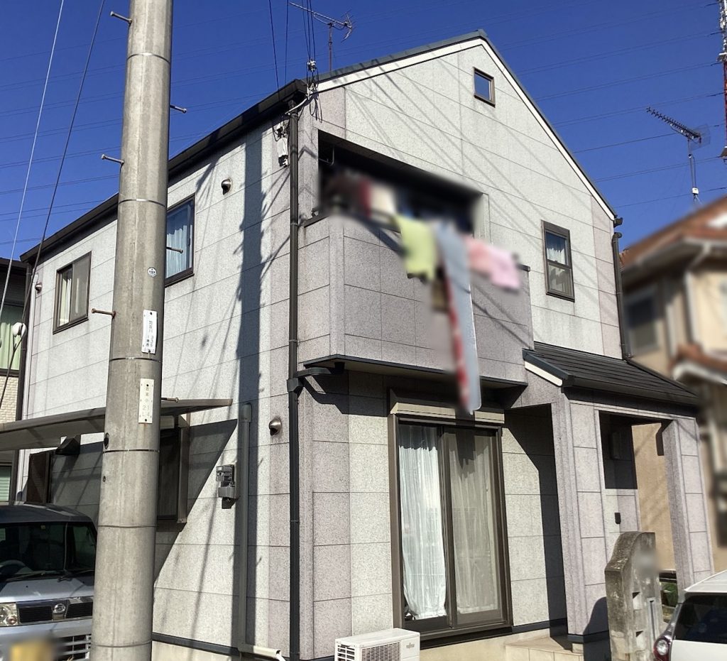 加古川市　グレーのアクセントでおしゃれに！屋根塗装＆外壁塗装