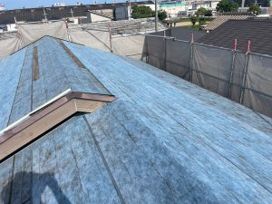 姫路市　ブラック・グレー系！カバー工法で屋根リフォームと外壁塗装