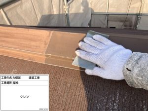 2色塗りでレンガ風を再現した外壁塗装と屋根塗装 姫路市