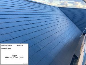 2色塗りでレンガ風を再現した外壁塗装と屋根塗装 姫路市