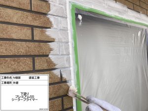 2色塗りでレンガ風を再現した外壁塗装と屋根塗装 姫路市