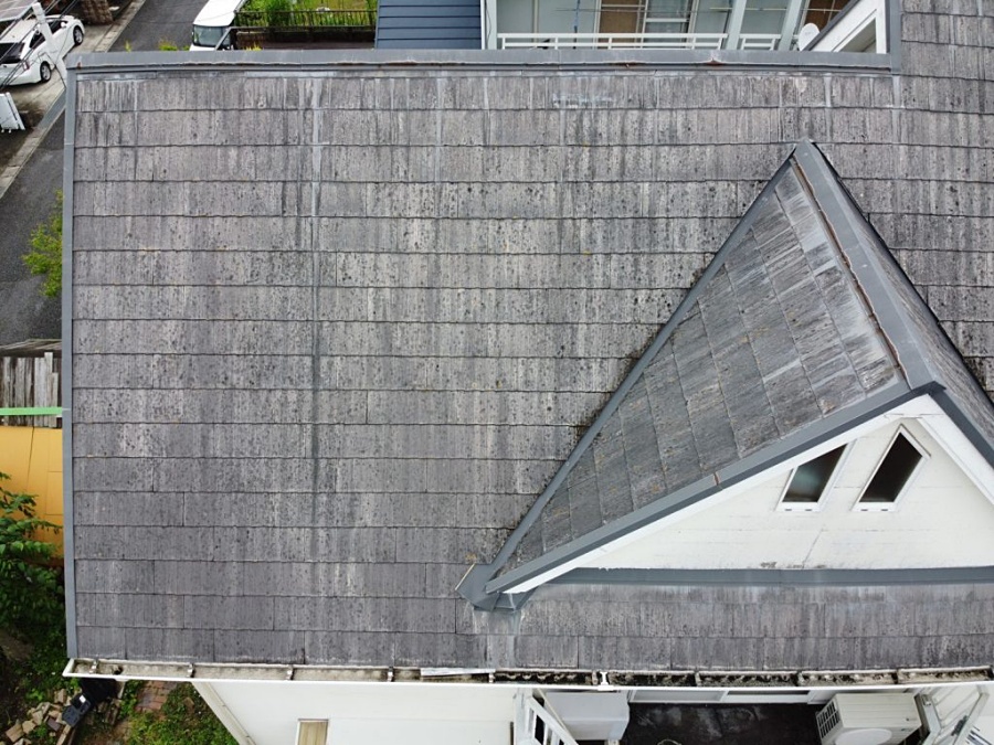 ドローン屋根の状態空撮