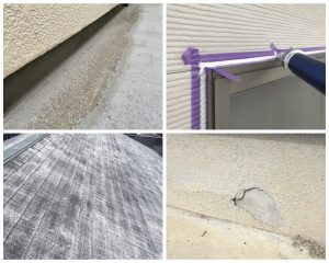 防水劣化、屋根劣化などの写真